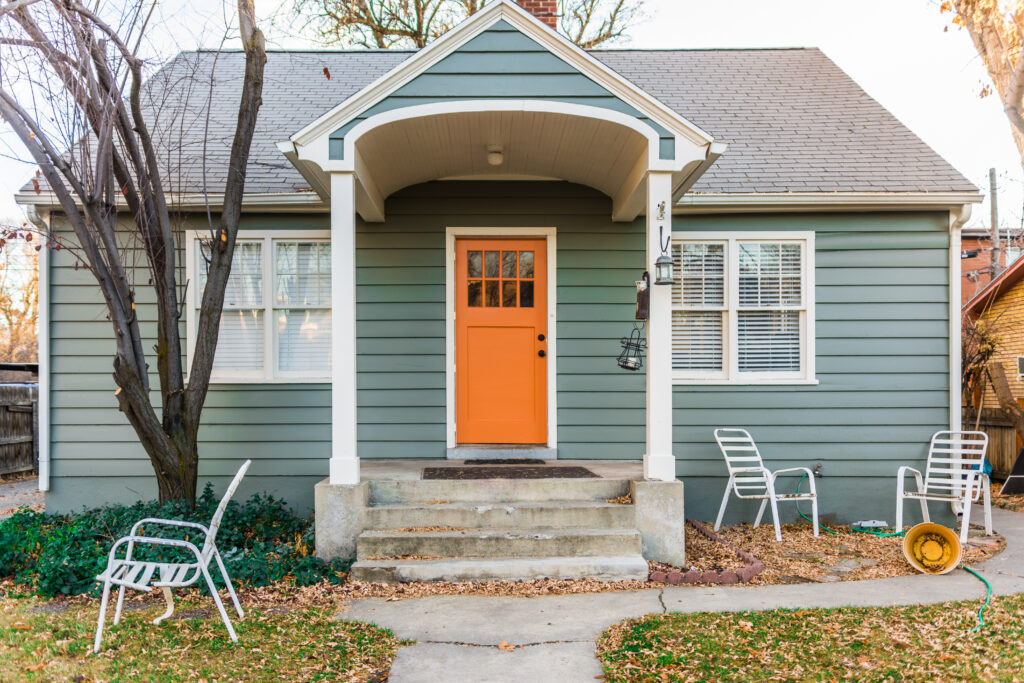 orange door